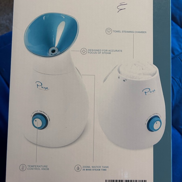 PURE • NANOSTEAMER  • 3 in 1/Multi-Functional Ionic Facial Steamer • - Picture 6 of 8